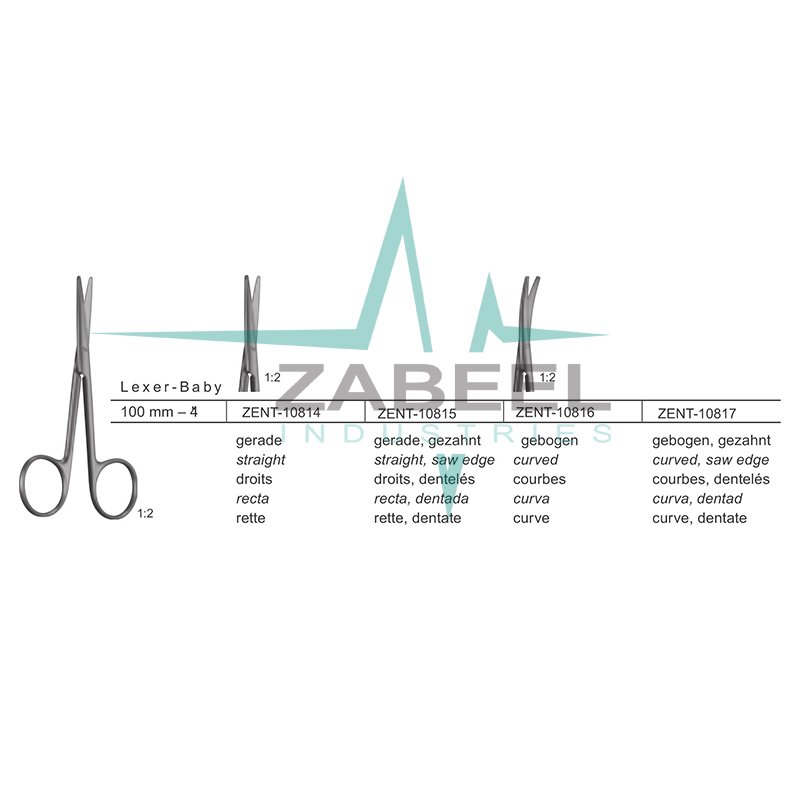 Lexer - Baby Fine Scissors Zabeel