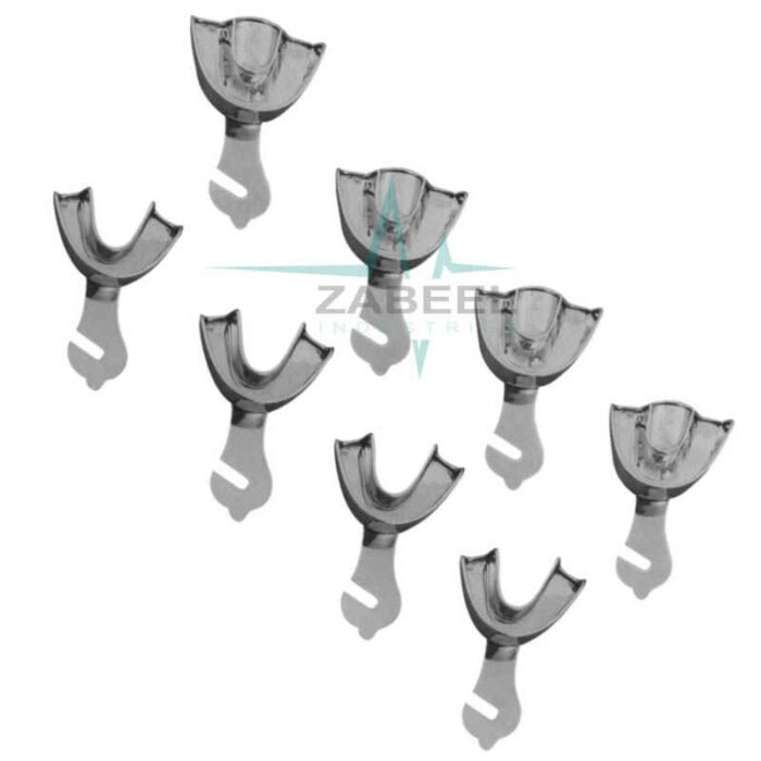 Lower & Upper Stainless Steel Impression Tray Zabeel