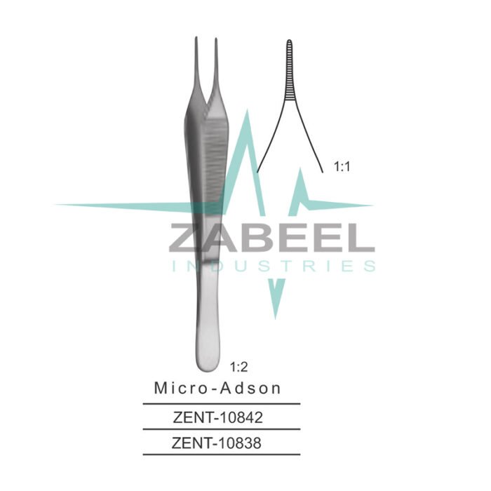 Micro - Adson Dissecting Forceps Zabeel