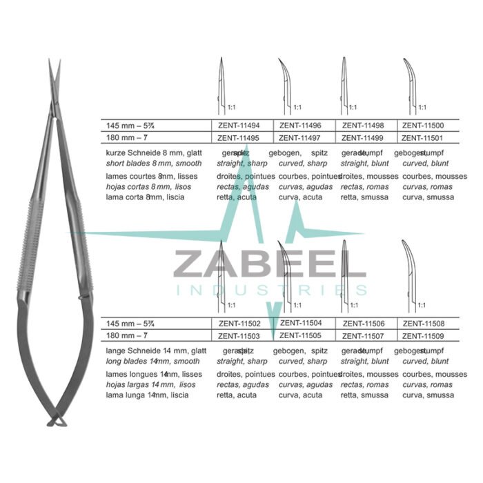 Micro Dissecting Scissors Zabeel