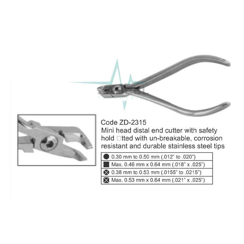 Mini Head Distal End Cutter With Safety Hold Zabeel