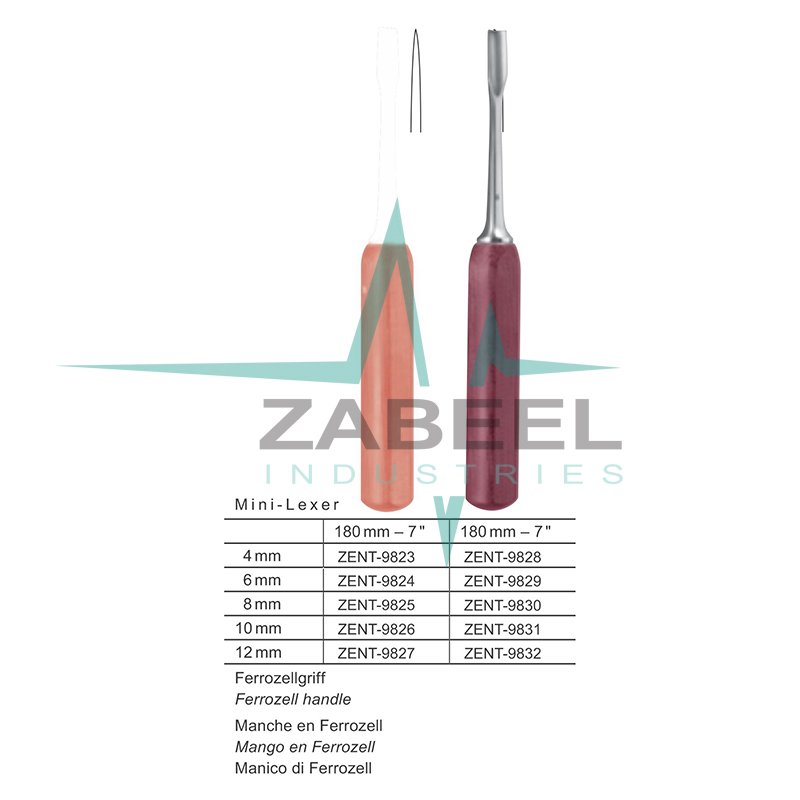 Mini - Lexer Bone Chisels And Gouges Zabeel