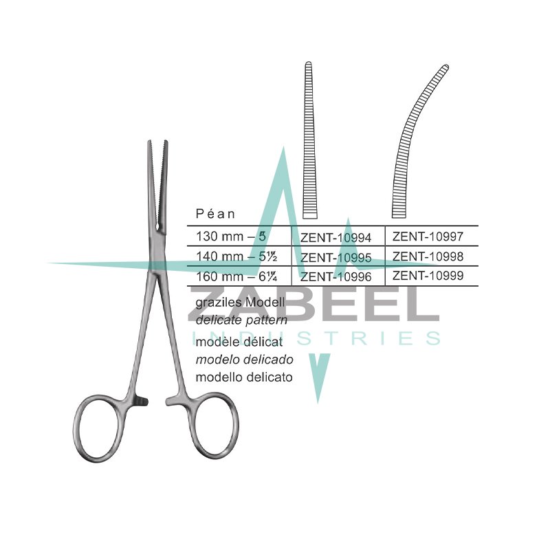 Péan Haemostatic Forceps Zabeel
