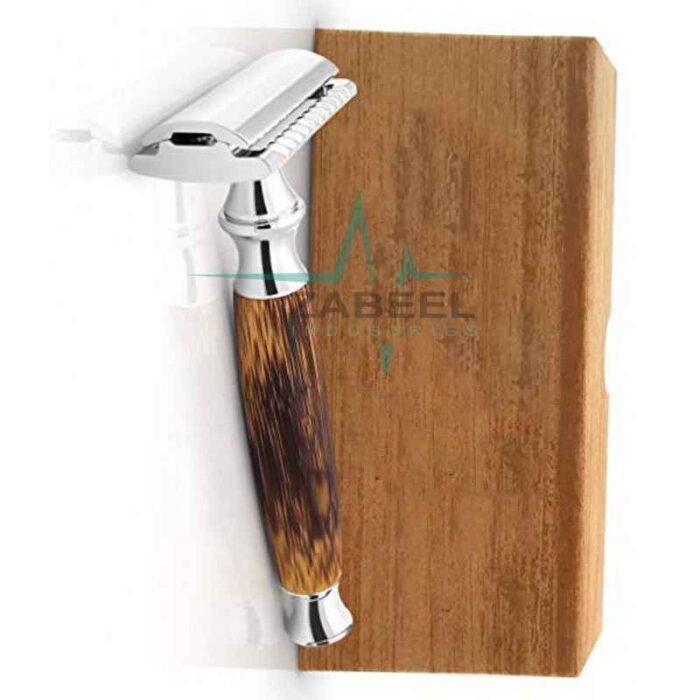 Removable Shaving Blade Handle Bamboo Safety Razor ZaBeel