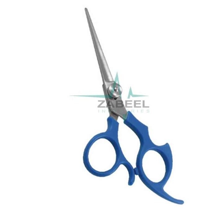 Plastic Handle Scissors Blue Color 6.5 Inch