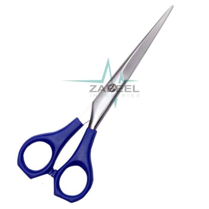 Plastic Handle Scissors Dark Blue ZaBeel