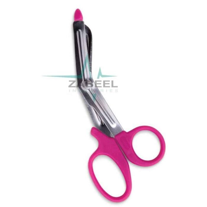 Plastic Handle Scissors Dark Pink ZaBeel
