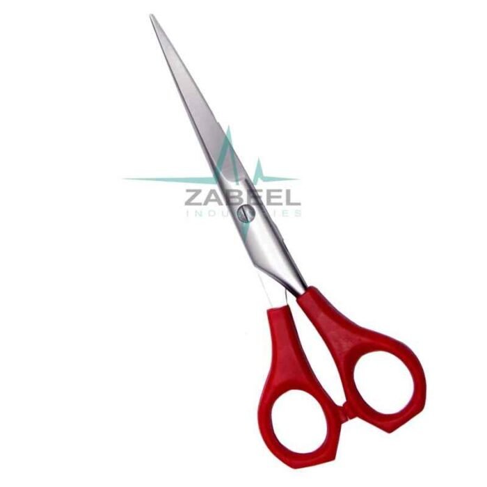Plastic Handle Scissors Dark Red ZaBeel