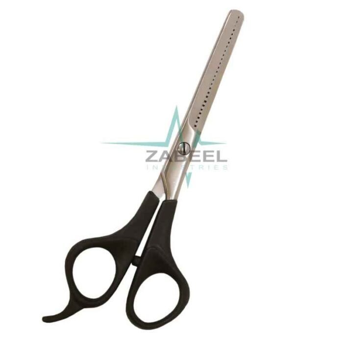 Plastic Handle Scissors Light Brown ZaBeel
