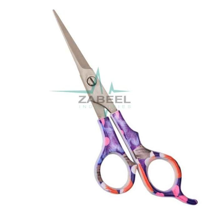 Plastic Handle Scissors Multi Color 6 Inch ZaBeel