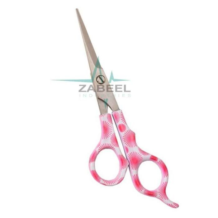 Plastic Handle Scissors Pink Color ZaBeel