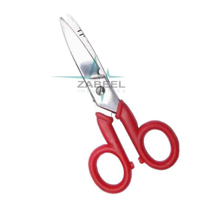 Plastic Handle Scissors Red Colors ZaBeel