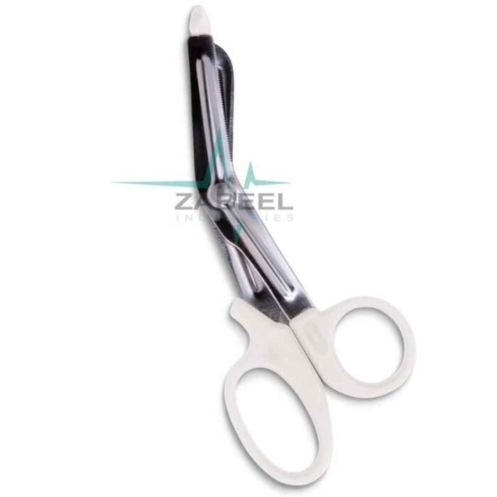 Plastic Handle Scissors White Color ZaBeel