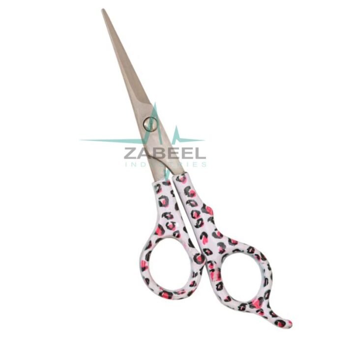Plastic Handle Scissors White Follower ZaBeel