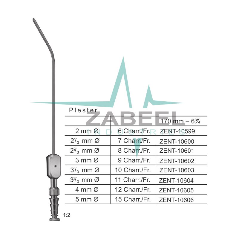 Plester Suction And Irrigation Cannulas Zabeel
