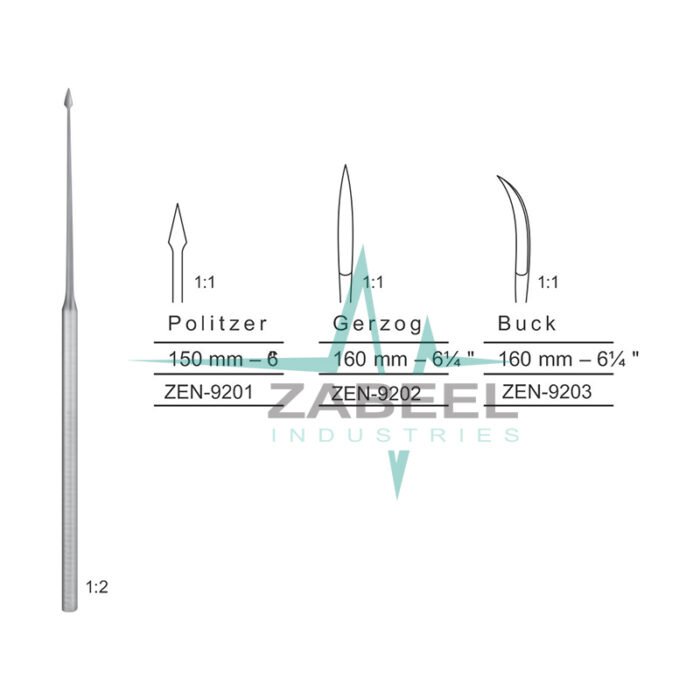 Politzer Paracentesis Needles Zabeel