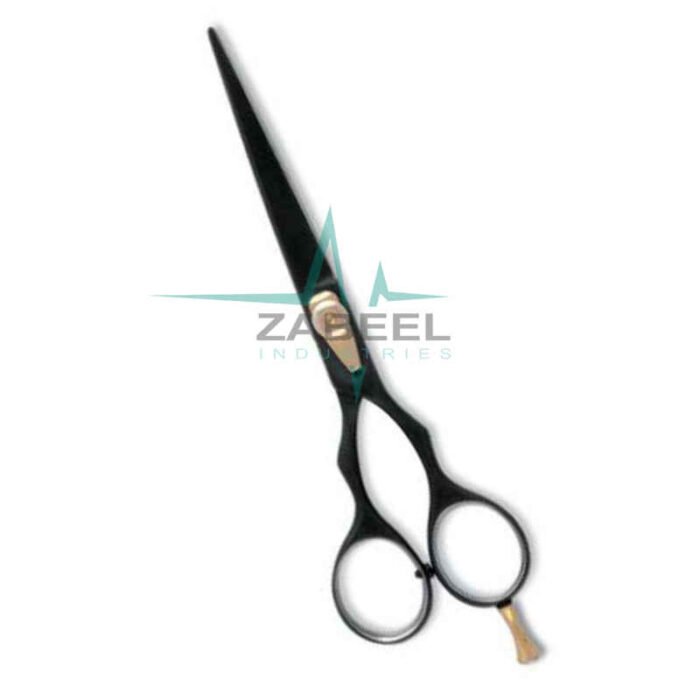 Professional Cutting Scissors With Razor Edge Black Color ZaBeel