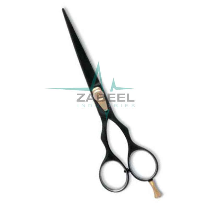 Professional Cutting Scissors With Razor Edge Black Color ZaBeel
