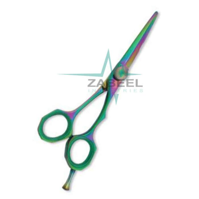 Professional Cutting Scissors With Razor Edge Multi Color Coating ZaBeel