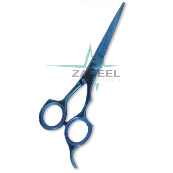 Professional Hair Cutting Scissor With Razor Edge. Blue Color Coating ZaBeel