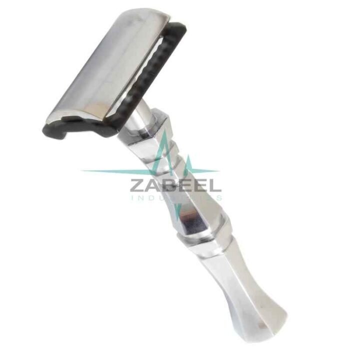 Professional High Quality Safety Razor Silver Color ZaBeel