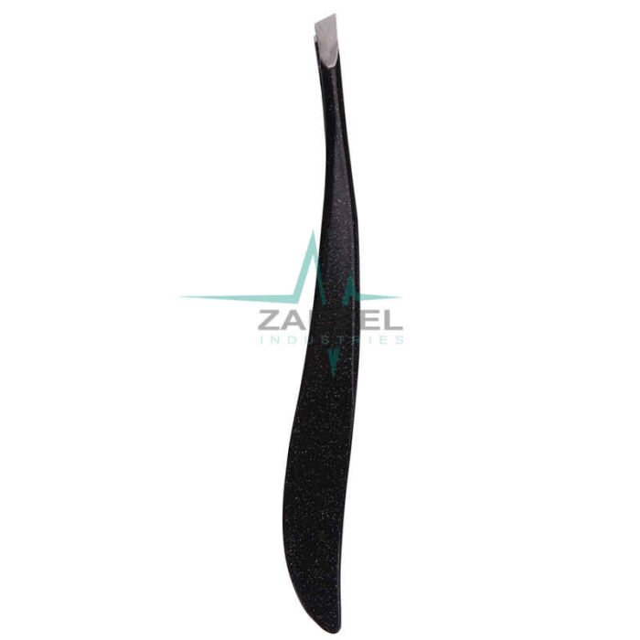 Professional Slant Tweezers Stainless Steel Slant Tip Tweezers ZaBeel