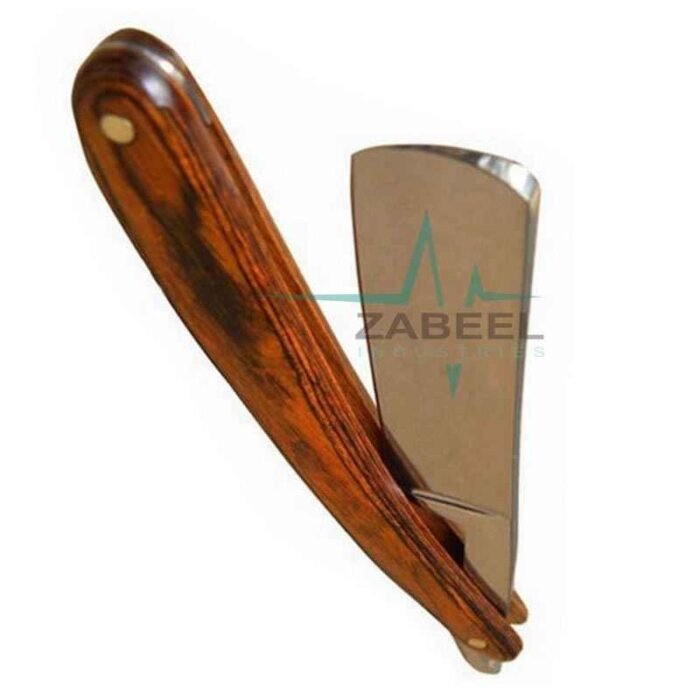 Professional Straight Razor Wooden Handle ZaBeel