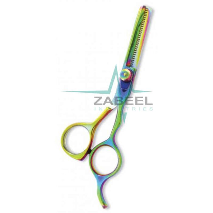 Professional Thinning Scissor. One Blade Teeth & One Blade Razor