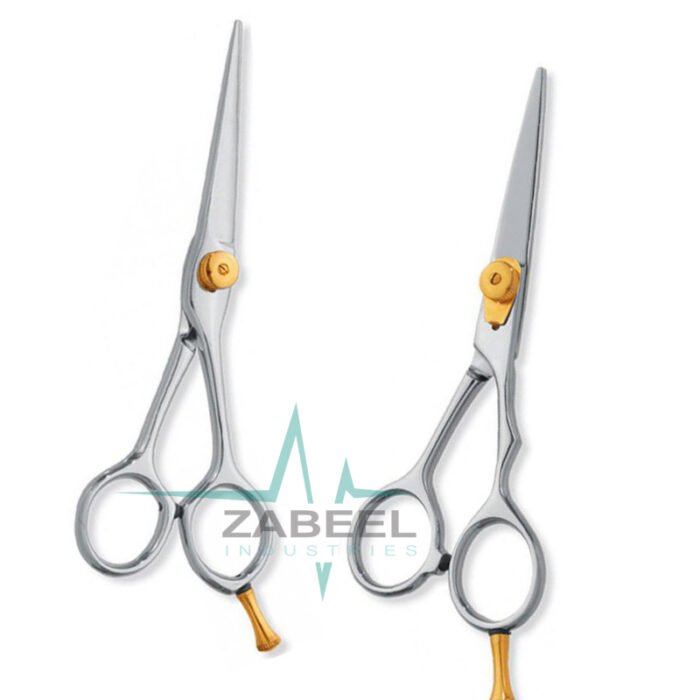 Professional hair Cutting Scissors Gold Plated Screw Professional hair Cutting Scissors Gold Plated Screw