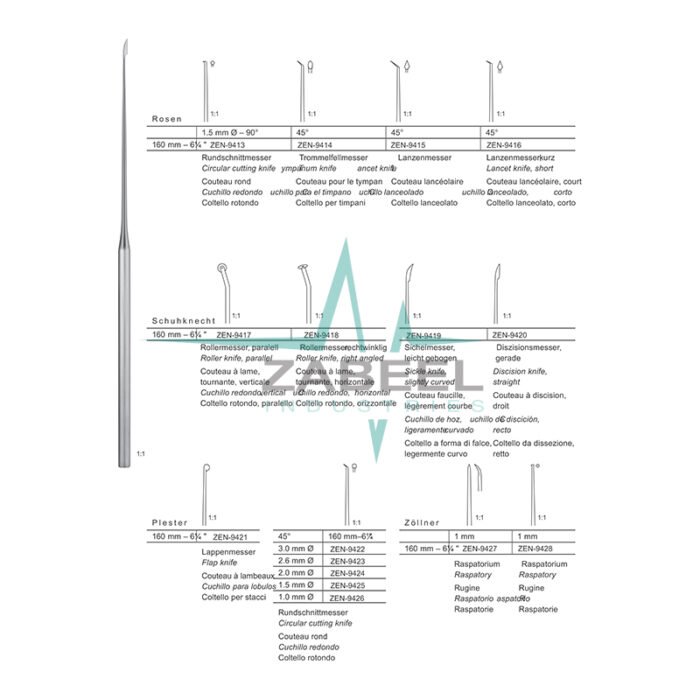 Rosen Ear Sickle knifes Zabeel Rosen Ear Sickle knifes Zabeel