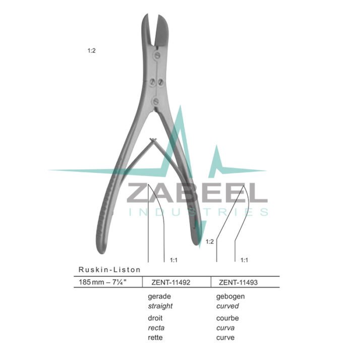 Ruskin Liston Bone Rongeurs Zabeel