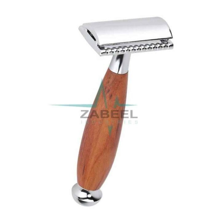 Safety Razor Closed Comb Handle Material Plum Wood Zabeel