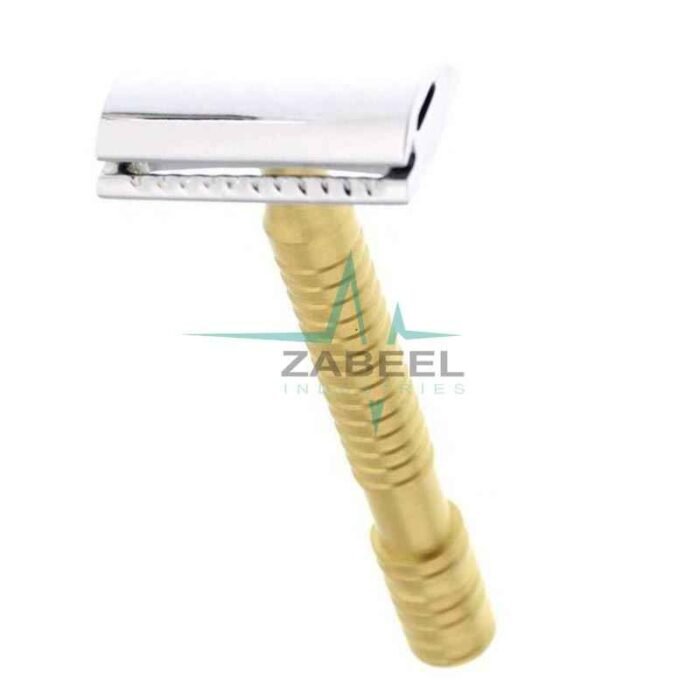 Safety Razor For Men Classic Collection Gold Handle Zabeel