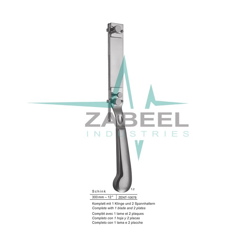 Schink Dermatomes – Transplantation knives Zabeel