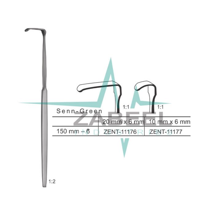 Senn Green Retractors Zabeel