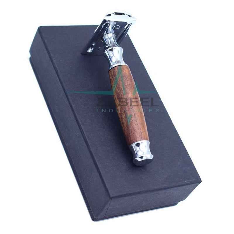 Shaving Razor With Box Mens Shaving Bamboo Wood Handle Bamboo Safety Razor Zabeel