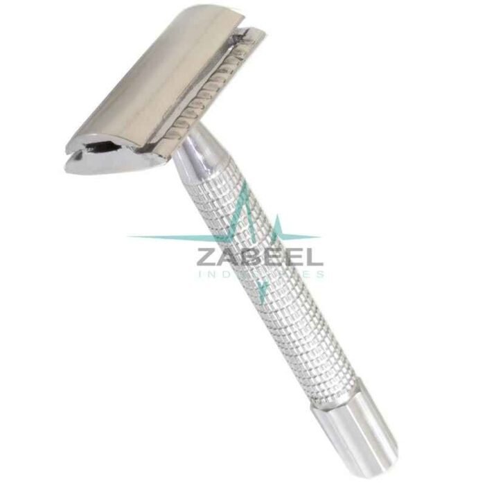 Silver Color Handle Stainless Steel Closed Comb Safety Razor ZaBeel