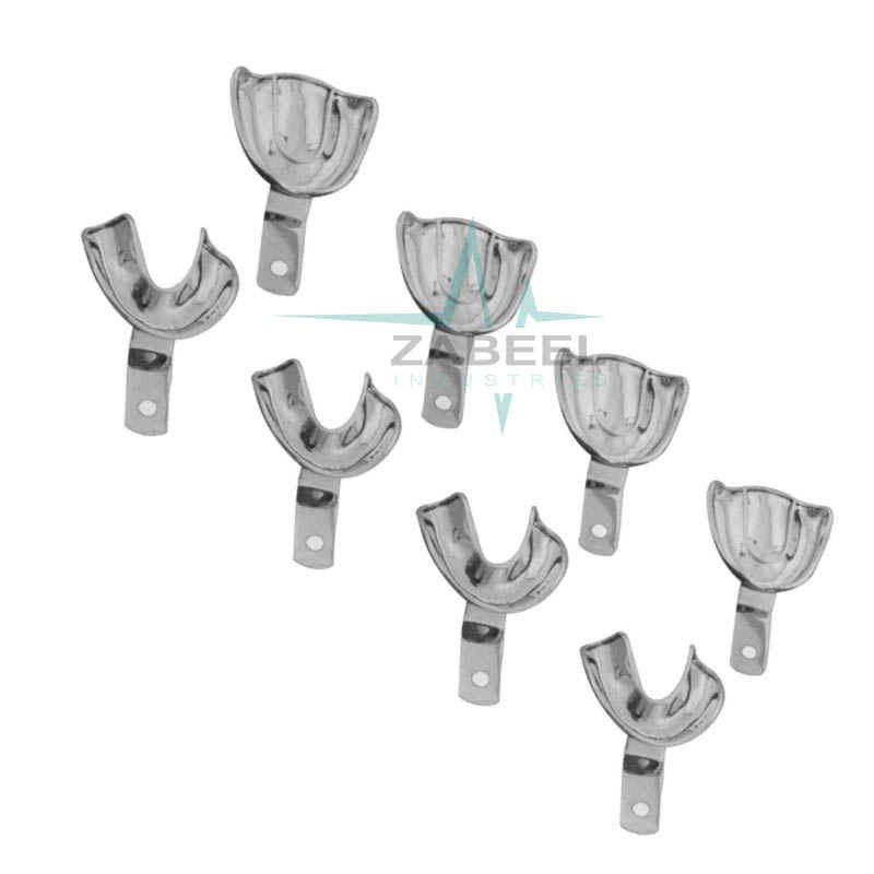 Solid Full Denture Set Stainless Steel Impression Tray Zabeel
