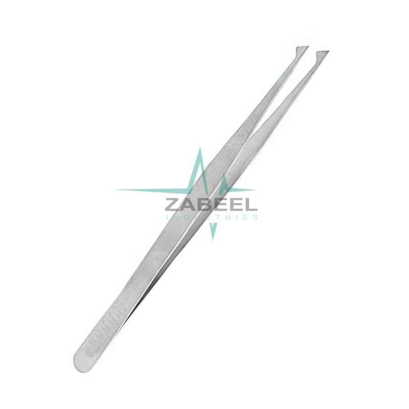 Stainless Steel Eyebrow Tweezers Silver ZaBeel