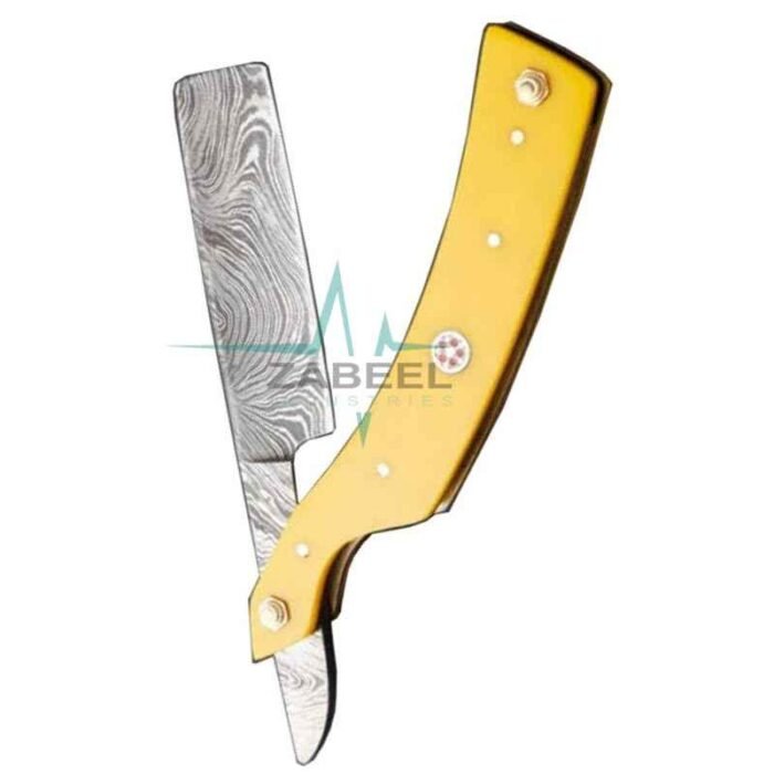 Standard Damascus Razor Yellow Color ZaBeel