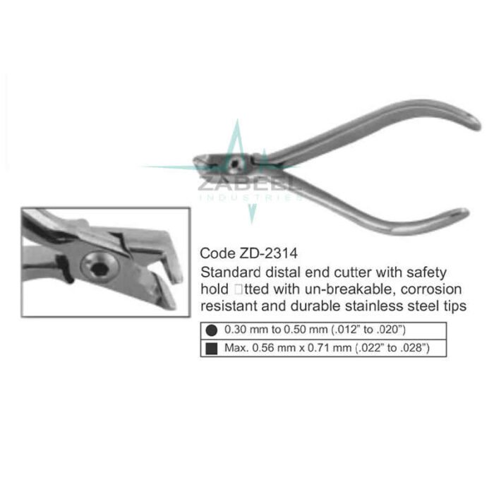 Standard Distal End Cutter With Safety Zabeel