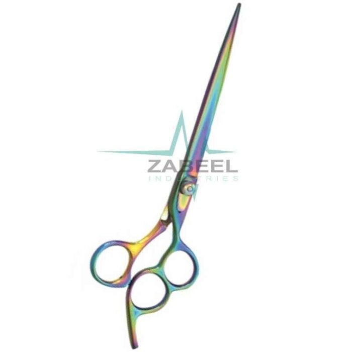 Steel Rainbow Titanium Dog Pet grooming Scissors ZaBeel