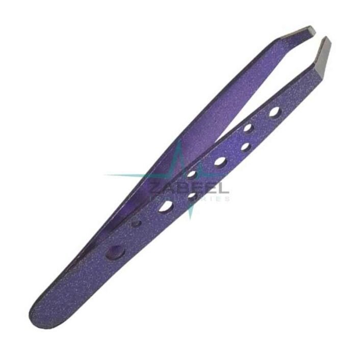Straight Dark Navy Tweezers ZaBeel