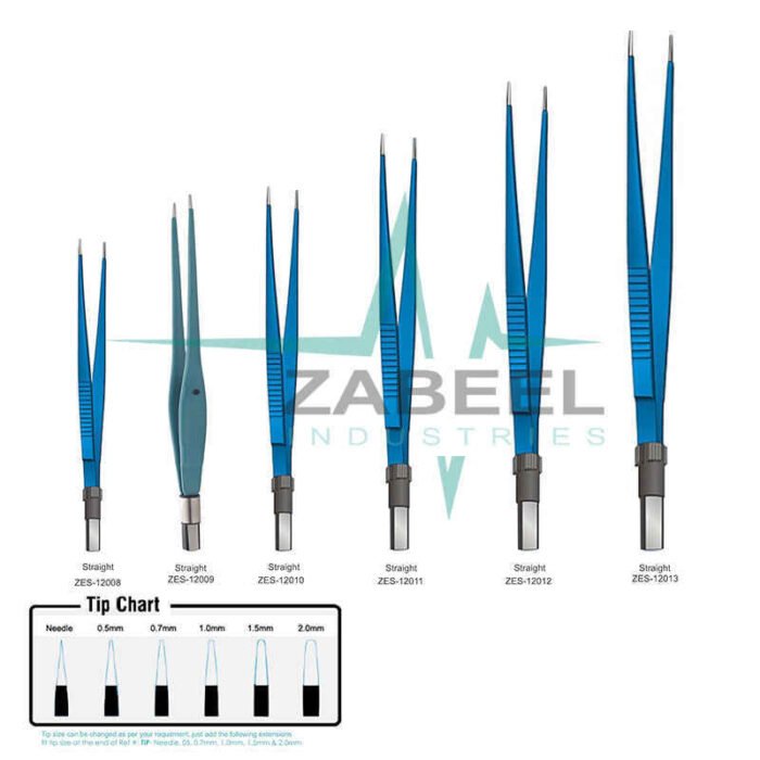 Straight European Bipolar Forceps Zabeel