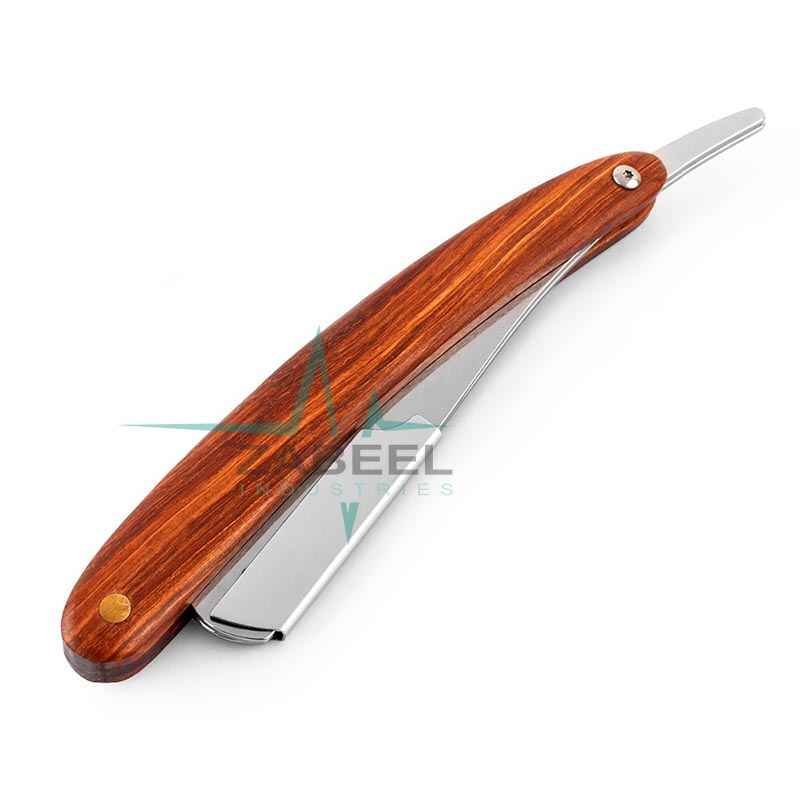 Straight Razor Hand Made Wooden Handle Classic Safety Straight Razor ZaBeel