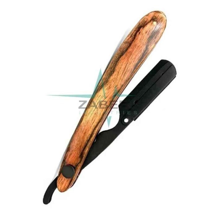Straight Shaving Razor Handle Cut Throat Barber Shaving Wooden Handle ZaBeel