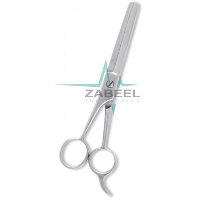 Thinning Scissor. Double Blade Teeth. Satin Finish Zabeel
