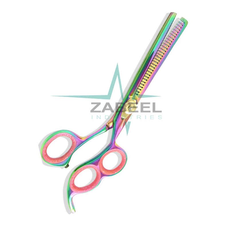 Thinning Scissors Three Finger Multi Color ZaBeel