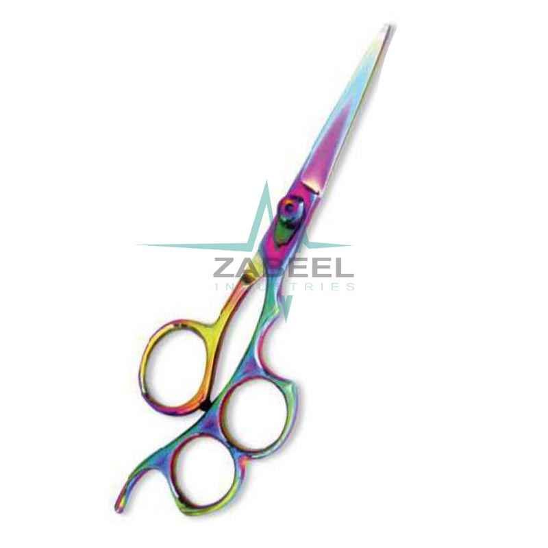 Three Finger Professional Cutting Scissors With Razor Edge ZaBeel