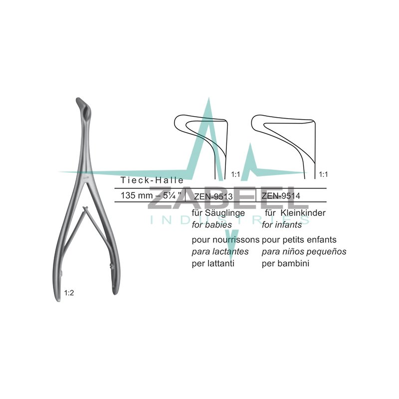 Tieck - Halle Nasal Specula Zabeel